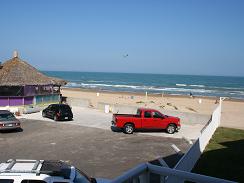 Beach view from balcony